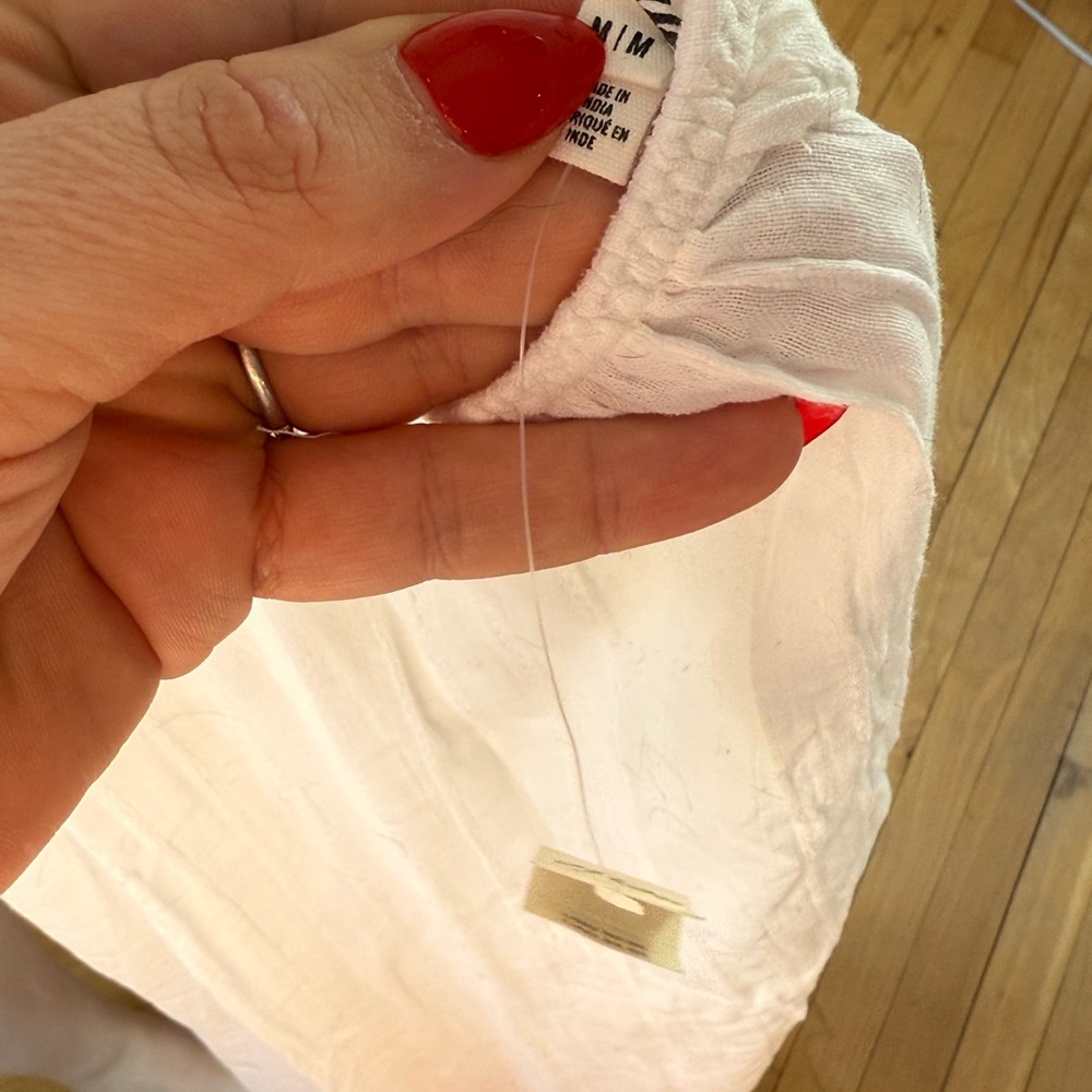 American Eagle NWT white linen maxi dress